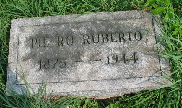 Pietro Ruberto tombstone